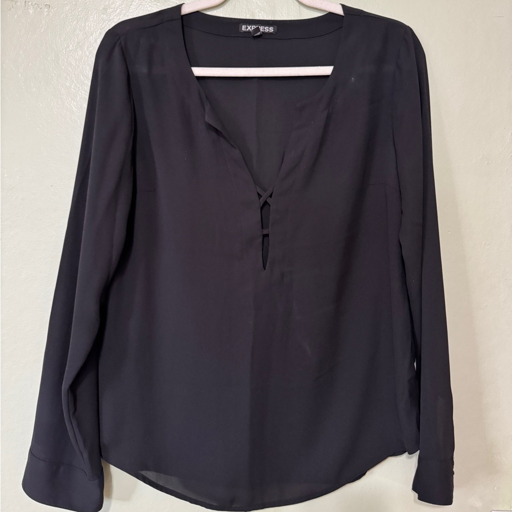 EXPRESS Black Blouse